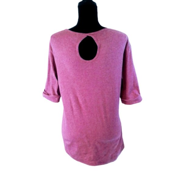 #C62 Bleu Gray Brand: Light Purple Short Sleeve Tee - Picture 3 of 5